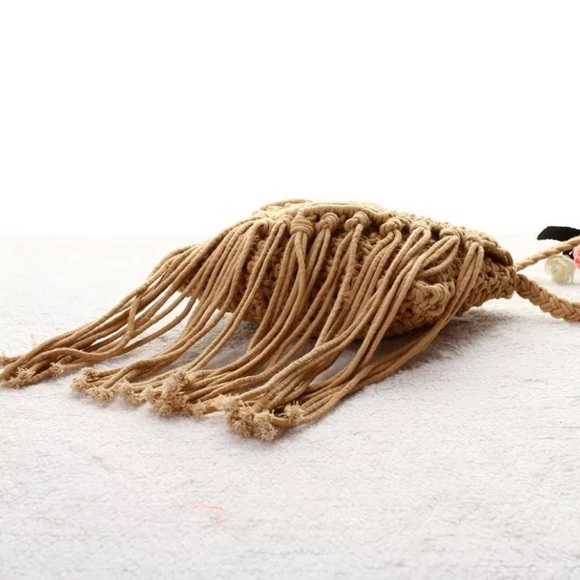 Macrame Crossbody Handbag - Picture 2 of 9